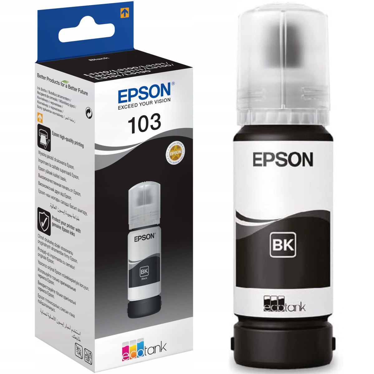 Epson C13T00S14A Ink bottle 103 Black EcoTank