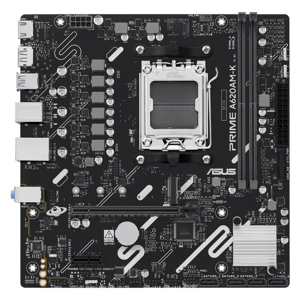 Asus PRIME A620AM-K AMD AM5 DDR5 7600(OC) HDMI DP M2 USB3.2 mATX
