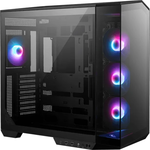MSI MAG PANO 100R PZ ARGB ATX Siyah Mid Tower Kasa PSU YOK