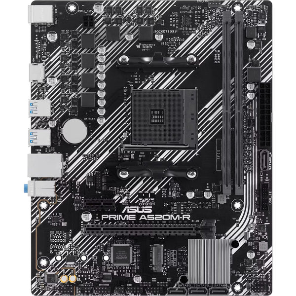 Asus PRIME A520M-R AMD AM4 DDR4 5100 HDMI M2 USB3.2 mATX