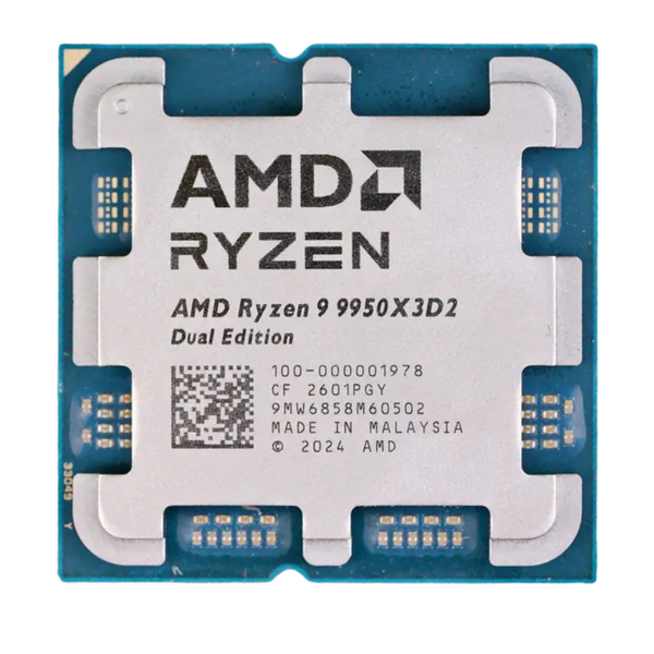 AMD Ryzen 9 9950X3D2 4.3GHZ 5.6GHZ 208MB 16C/32T 200W AM5 Tray