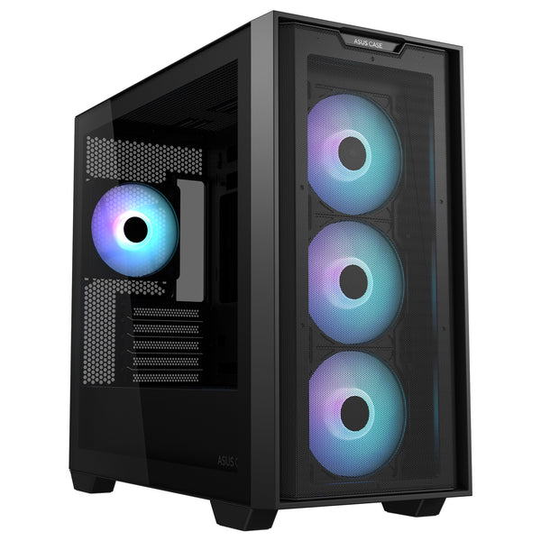 Asus A21 PLUS Temperli Cam mATX Mid Tower Fanlı ARGB Kasa