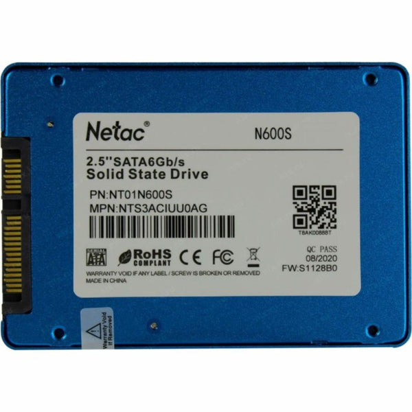 Netac N600S 128GB 2.5" SSD Disk NT01N600S-128G-S3X