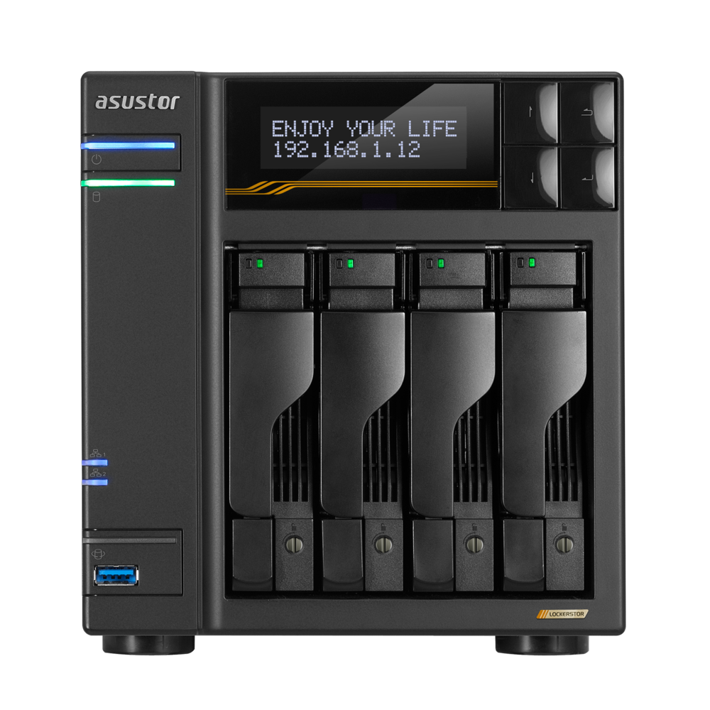 Asustor AS6804T 4 Disk Yuvalı (4X24TB) NAS Cihazı