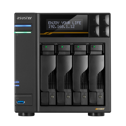 Asustor AS6804T 4 Disk Yuvalı (4X24TB) NAS Cihazı