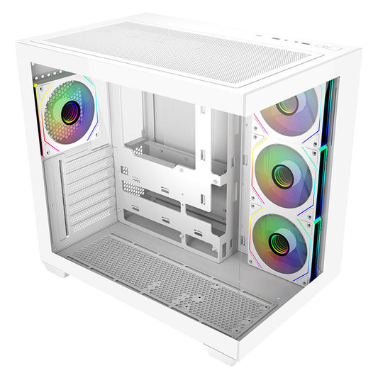 Cooler Master Elite 681 TG Beyaz 850W 80+Gold Gen5 ARGB Mid Tower Kasa