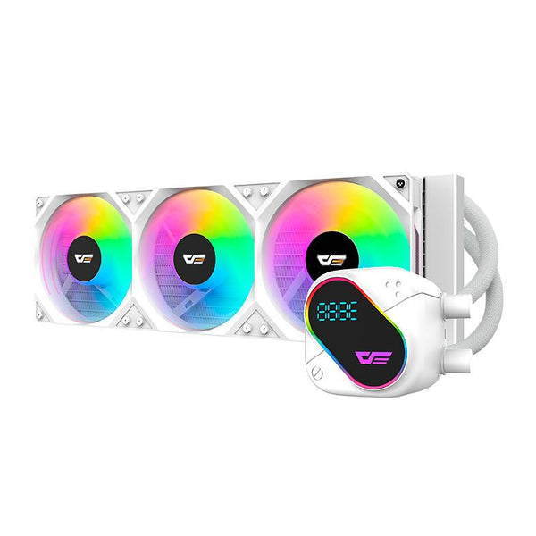 AIGO DO360 ARGB LCD 360mm Beyaz Sıvı Soğutma 1851/AM5