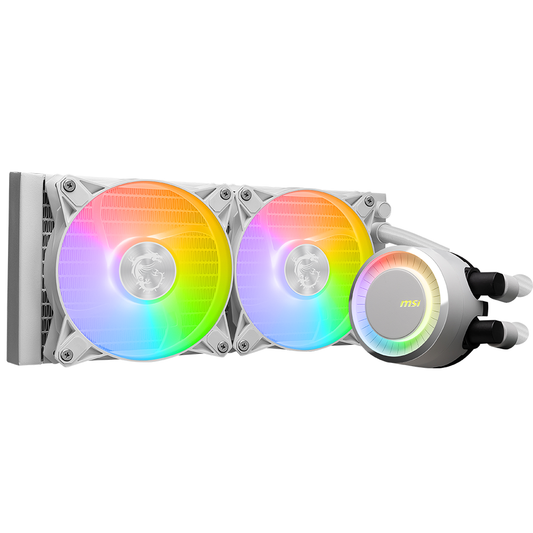 MSI MAG CORELIQUID E240 WHITE 240mm ARGB BLOCK Sıvı Soğutucu 1700/AM5