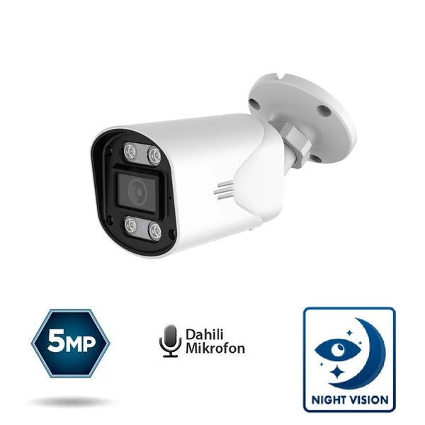 Balandi PRO-258HD 5MP 3.6mm 4 Array Led Sesli AHD Bullet