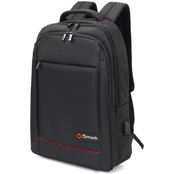 MACK MCC-007 17.3" Office USB Girişli Notebook Sırt Çantası Siyah