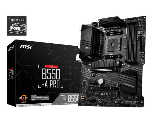 Sens Bilişim | MSI B550-A PRO AM4 DDR4 4400(OC) | Üretici görseli 1