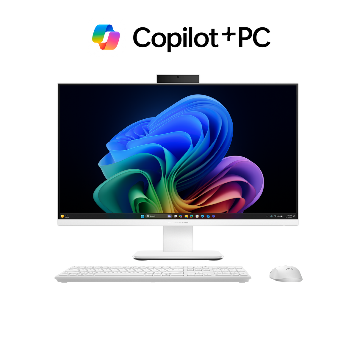 ASUS PM670KA-AI7321TBW0D Ryzen AI 7-350 32GB 1TB 27" DOS / Beyaz – görünüm 1