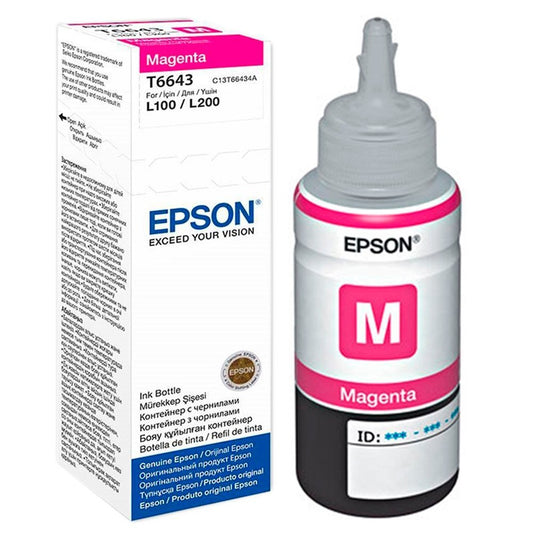 Epson C13T66434A Ink bottle T6643 Kırmızı EcoTank