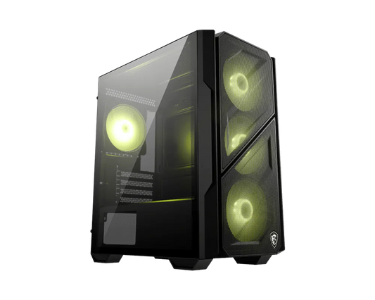 Sens Bilişim | MSI MAG FORGE M110R AIRFLOW Temperli Cam ARGB Matx Mini Tower Kasa PSU YOK | Üretici görseli 1