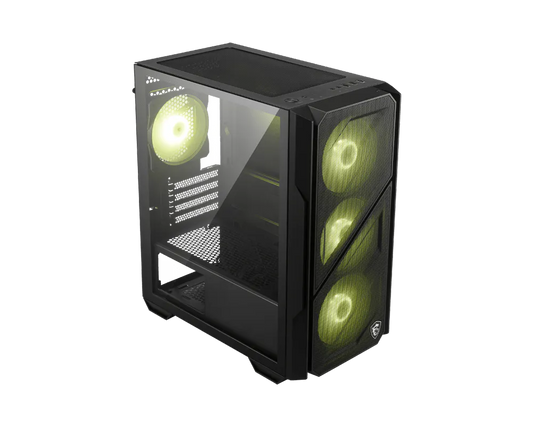 Sens Bilişim | MSI MAG FORGE M110R AIRFLOW Temperli Cam ARGB Matx Mini Tower Kasa PSU YOK | Üretici görseli 2