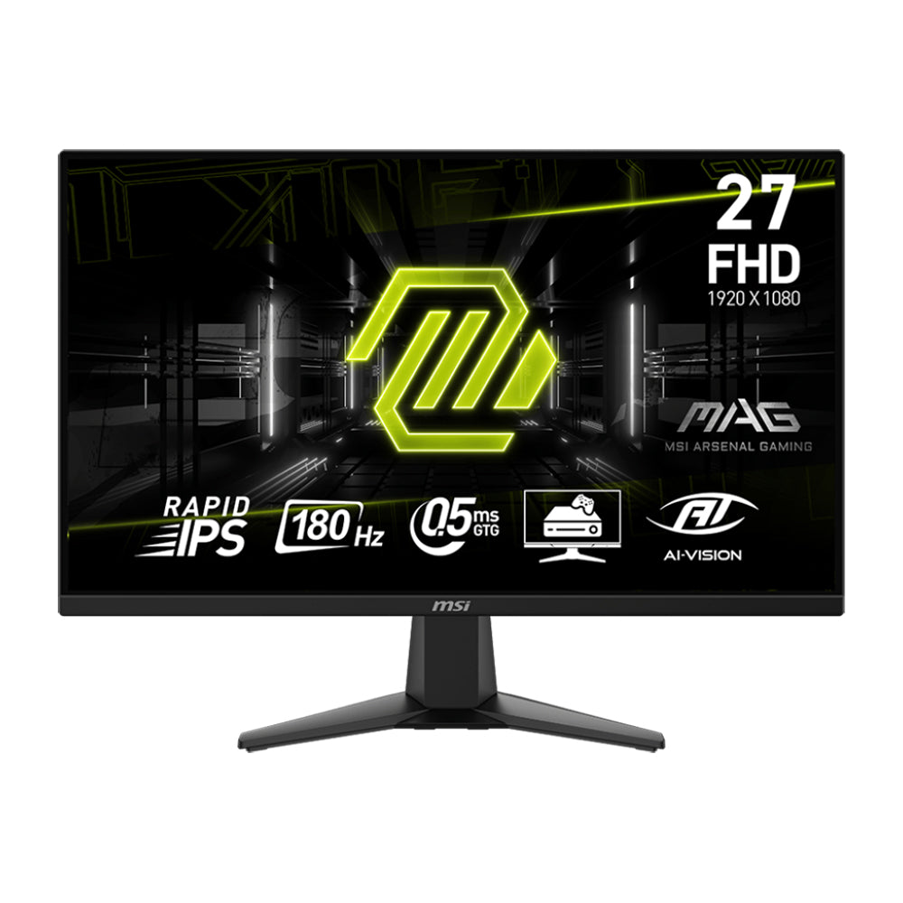 MSI 27" MAG 275F Flat RAPID IPS 0.5ms(GTG) Adaptıve-Sync Siyah FHD Monitör
