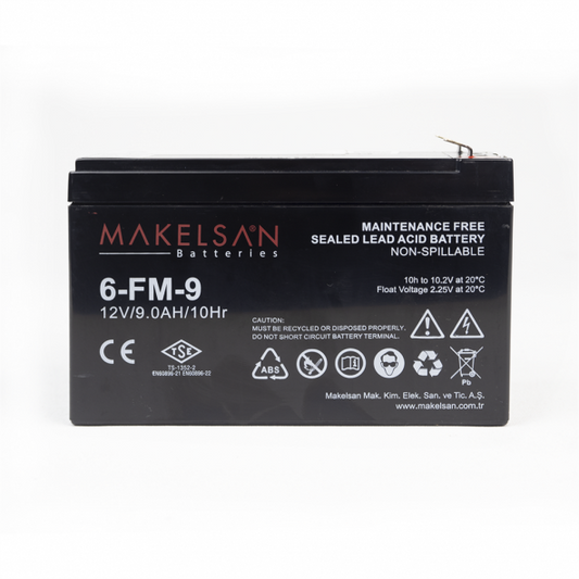 MAKELSAN 12V-9Ah Kuru Tip Akü