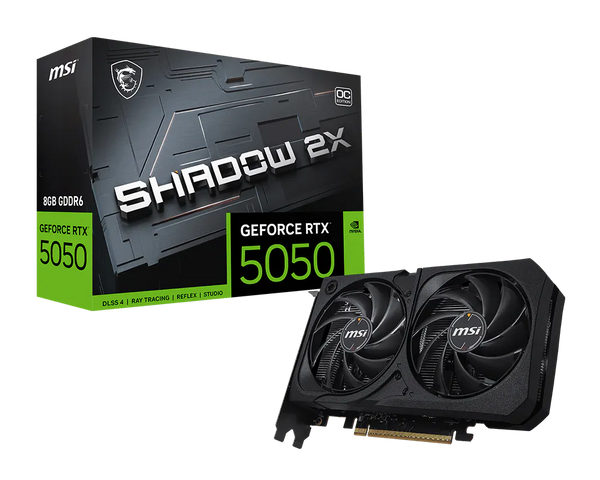 MSI VGA GEFORCE RTX 5050 8G SHADOW 2X OC 8GB GDDR6 128B DX12