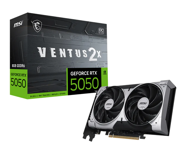 MSI VGA GEFORCE RTX 5050 8G VENTUS 2X OC 8GB GDDR6 128B DX12