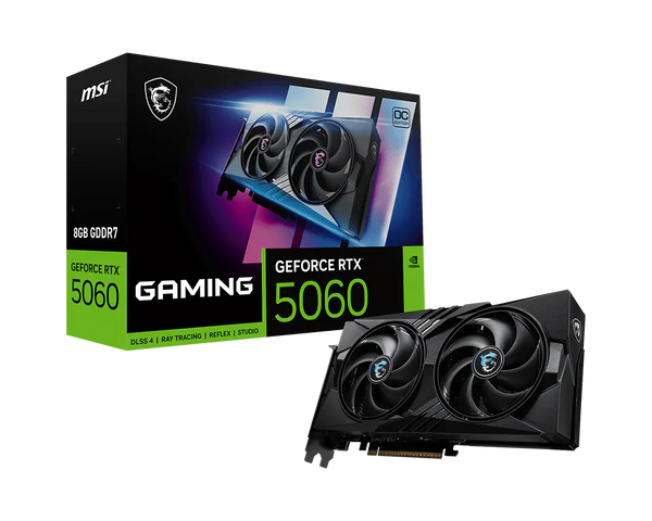 MSI VGA GEFORCE RTX 5060 8G GAMING OC 8GB GDRR7 128B DX12