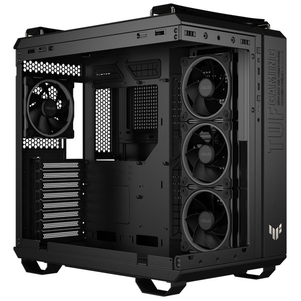 Asus TUF GAMING GT502 Siyah Horizon Temperli Cam ATX Mid Tower Fanlı ARGB  Kasa