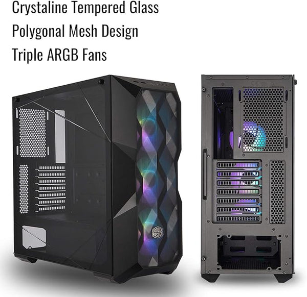 Cooler Master TD500 V2 Siyah TG 750W 80+ Bronze ARGB Mesh Mid Tower Kasa