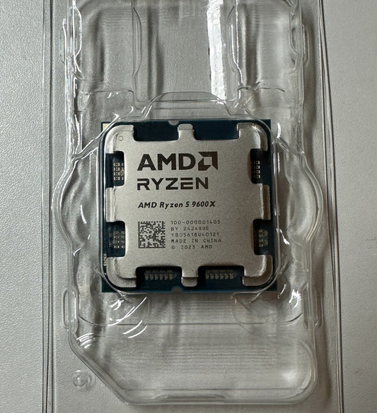 AMD Ryzen 5 9600X 3.9GHZ 5.4GHZ 38MB 6C/12T 65W AM5 Tray