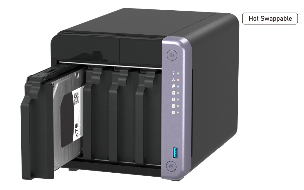 QNAP TS-432X-4G RAM 4 Hdd Yuvalı Tower NAS