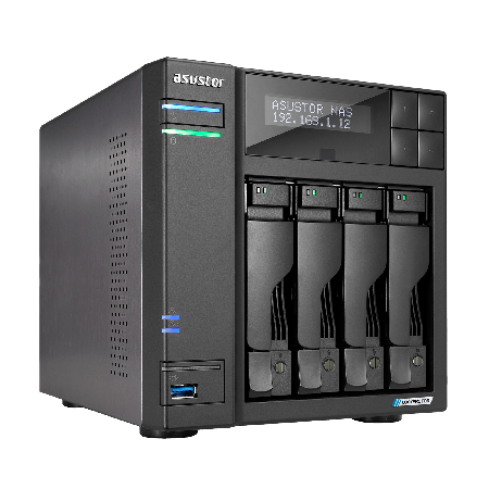 Asustor AS6704T V2 4 Disk Yuvalı (4X32TB) NAS Cihazı