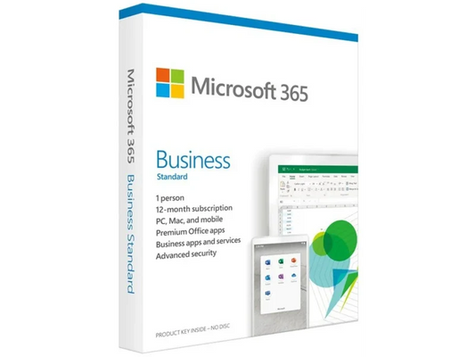 Microsoft 365 İş Standart ESD Lisans TR/ENG Win/Mac KLQ-00212 1 YIL