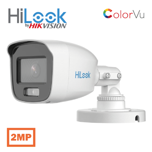 Hilook THC-B129-LPS 2MP Analog 2.8mm ColorVu Sesli Bullet Güv. Kamerası